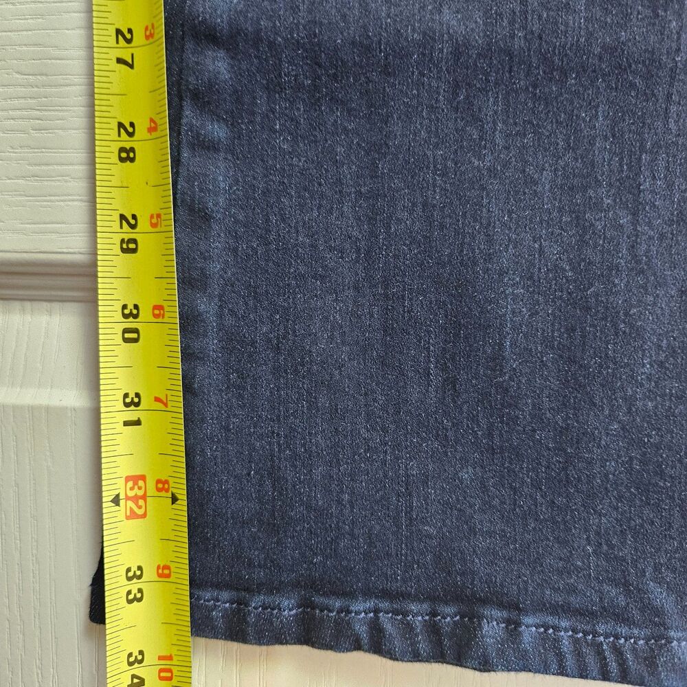New Universal Standard Flare Sava High Rise Indigo Sz 16 Tall 33" Inseam - Picture 8 of 10